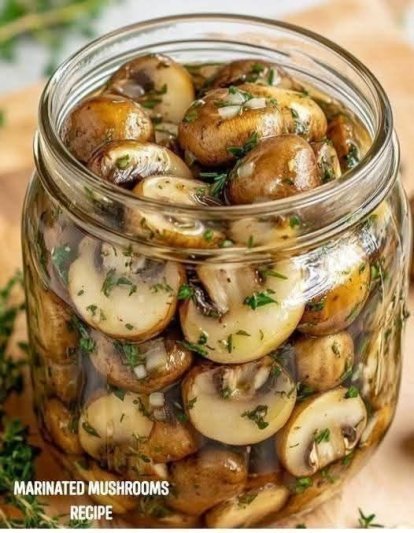 Marinated Mushrooms Recipe