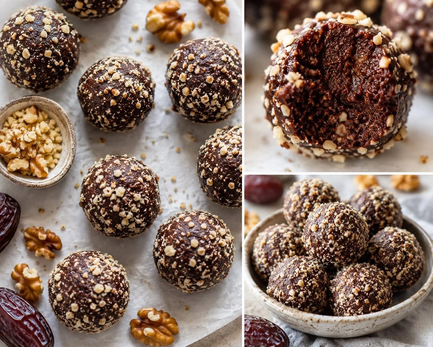 Chocolate Brownie Date Balls